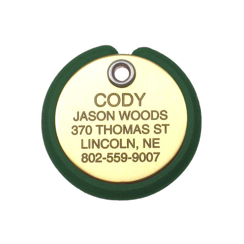 Round Frame Tag, - Lucky Pet